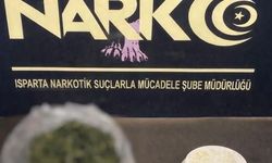 Isparta’da uyuşturucu operasyonunda 2 gözaltı