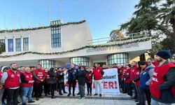 İzmir Büyükşehir işçilerinin eylemi beşinci gününde