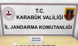 Karabük’te 265 sentetik ecza ele geçirildi