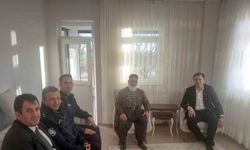 Kaymakam Bayram Kıbrıs gazisiyle bir araya geldi