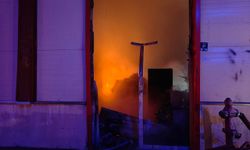 Kayseri’de masa sandalye atölyesinde yangın