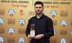 KBÜ öğrencisi, HAK-İŞ Uluslararası Kısa Film Yarışması’nda birinci oldu