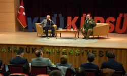 KBÜ’de Ömer Özkök ve Hikmet Genç öğrencilerle bir araya geldi