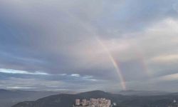 Kestel semalarında gökkuşağı oluştu