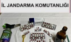 Kırşehir’de jandarma yol kontrolünde uyuşturucu hap ele geçirdi