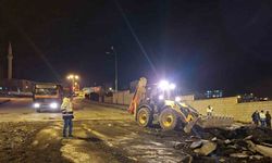 Kışla rampasının asfaltı yenileniyor