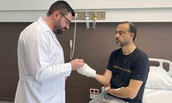 Kopan parmağını buz poşetine koyup yurt dışından Türkiye’ye geldi