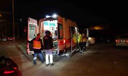 Malatya'da motokurye kazada yaralandı