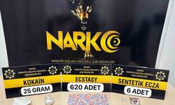 Mardin’de 620 adet uyuşturucu hap ele geçirildi