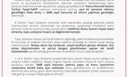 Memur-Sen Başkanlar Kurulu: "Türkiye Yüzyılı’na yakışır, 4688 sayılı Kanunu’nda ivedi reform yapılması çağrısında bulunuyoruz"