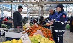 Menteşe Belediye Zabıtasından etiket denetimi