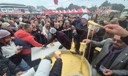 Mıhlama için izdiham: Süleymanpaşa’da 1 tonluk lezzet seli