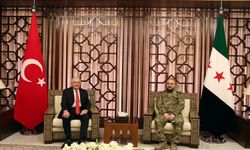 Milli Savunma Bakanı Güler, Suriyeli mevkidaşı Ebu Kasra ile bir araya geldi