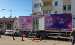 Mobil kanser tarama aracı Başkale'de