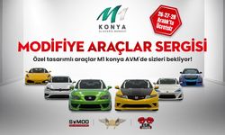 Modifiye otomobil tutkunları M1 Konya AVM'de bir araya gelecek