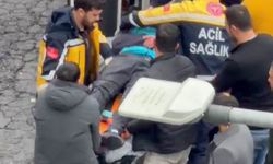 Otomobil motokuryeye çarptı: 1 yaralı