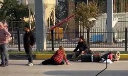 Otomobilin çarptığı motosikletteki 2 kişi yaralandı