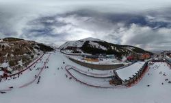 Palandöken’de kar keyfi