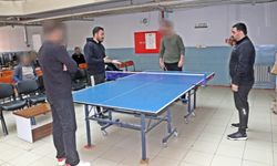 Patnos Açık Ceza İnfaz Kurumu’nda masa tenisi turnuvası düzenlendi