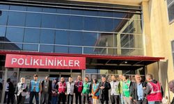 Patnos ağız ve diş sağlığı merkezinde gerçeği aratmayan yangın tatbikatı