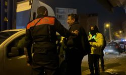 Polislerin alkollü sürücüyle imtihanı