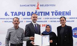 Sancaktepe’de tapu sevinci