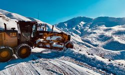 Siirt’te 10 köyün ulaşımını sağlayan yol kardan kapandı