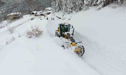 Sinop’ta karla mücadele