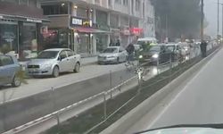 Sinop’ta yola dökülen kaygan madde zincirleme kazaya neden oldu