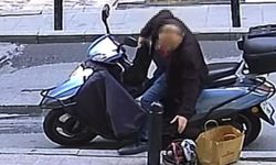 Şişli’de kaldırımdaki taşlama makinesini çalan şahıs tutuklandı