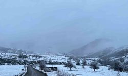 Sivas’ın Karadeniz’e açılan kapısına kar yağdı, kartpostallık görüntüler oluştu