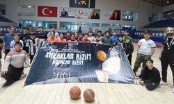 Sokak basketbolu Hakkâri'de nefes kesti