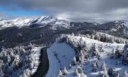 Sürücülerin korkulu rüyası Tersun Dağı’nda kartpostallık görüntüler