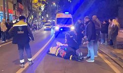 Tekirdağ’da motosikletin çarptığı kadın yaralandı