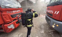 Tokat'ta spiral makinesinin oluşturduğu kıvılcım yangına neden oldu