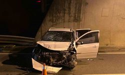 Tünelde meydana gelen kazada 4 kişi yaralandı