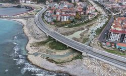 Türkeli’nde sahil yolu ulaşıma açıldı