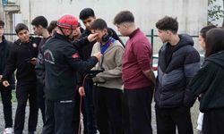 Ümraniye Belediyesi’nden liselerde arama kurtarma eğitimi