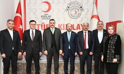 Vali Çiftçi’den  Kızılay’a ziyaret