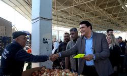 Yılmaz, pazarda vatandaş ve esnafla buluştu