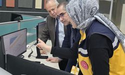 Rize Sağlık Müdürü Demiral'dan  112 Komuta Kontrol Merkezine ziyaret