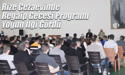 Rize Cezaevinde Regaip Gecesi Programı Yoğun İlgi Gördü