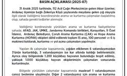 Artvin Valiliği Temmuz 2025 Dönemi Basın Açıklaması Yayınlandı