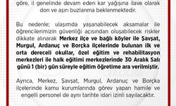 Artvin Valiliği'nden Kamuoyunu Bilgilendirme Duyurusu Yapıldı