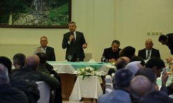 Artvin Valisi Ergün'den İl Özel İdaresi Genel Sekreteri Demirel'e Veda Yemeği