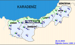 Artvin'de Cuma Günü Hava Çok Bulutlu: Yağmur ve Karla Karışık Yağış Uyarısı
