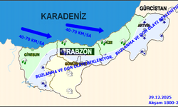 Artvin'de Kuvvetli Fırtına ve Yoğun Kar Yağışı Uyarısı