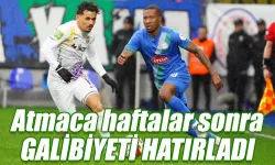 Çaykur Rizespor haftalar sonra galibiyeti hatırladı