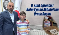 Batın Eymen Akbulut’tan Örnek Başarı