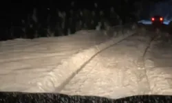 Çamlıhemşin ilçesine bağlı Avusor ve Huser yaylalarında kar yağışı etkili oldu